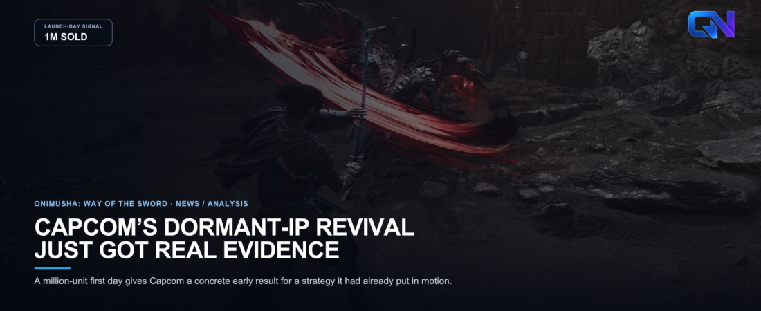 Onimusha sold a million copies on day one. Capcom’s dormant-IP strategy just got real evidence